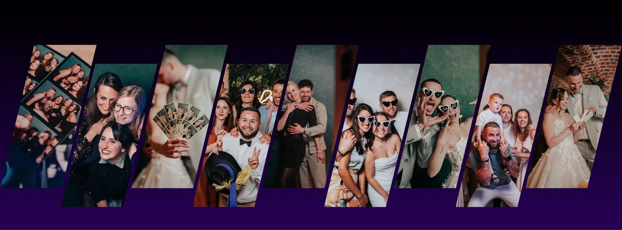 Photobooth vintage premium pour mariage et événement à Valenciennes et dans le Nord